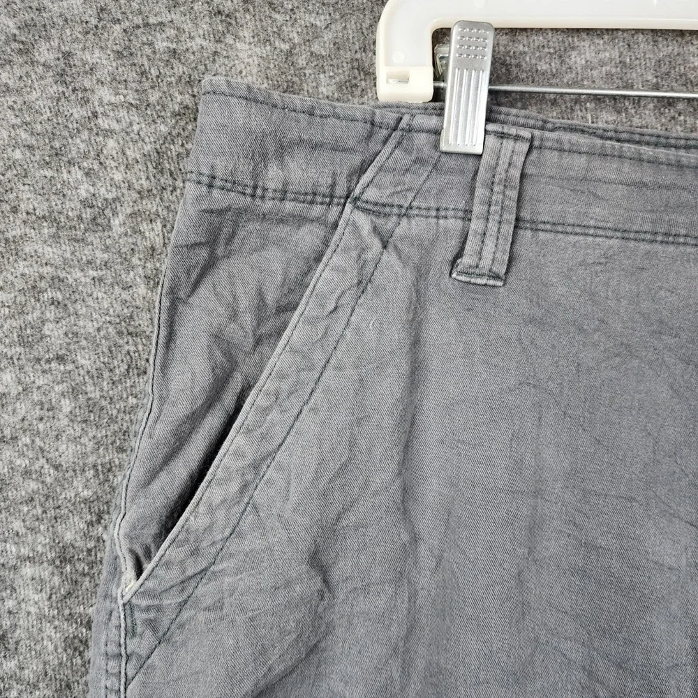 Wrangler Cargo Shorts‎ Mens 40 Grey Relaxed Fit Cotton Twill Casual Outdoor